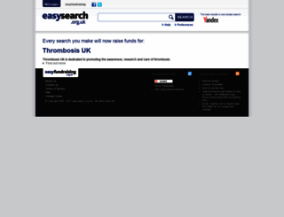 thrombosisuk.easysearch.org.uk screenshot