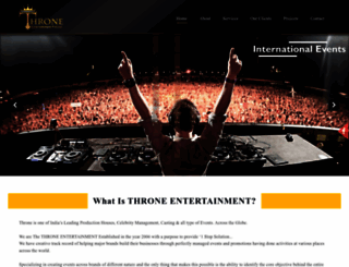 throne-ent.com screenshot