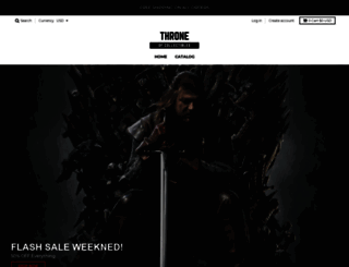 throneofcollectibles.com screenshot