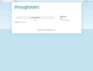 throughstatic.blogspot.com screenshot