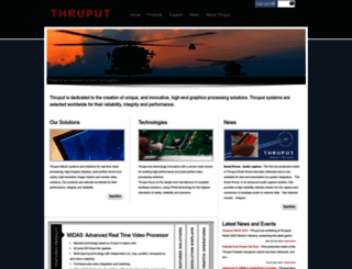 thruput.co.uk screenshot