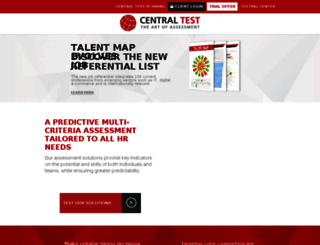 tht.centraltest.com screenshot