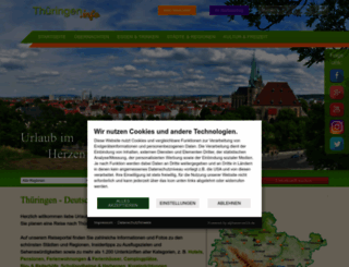 thueringen.info screenshot