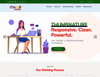 thumbnature.com screenshot