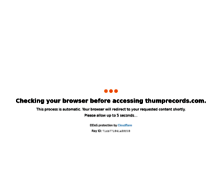 thumprecords.com screenshot
