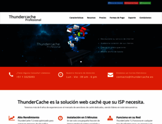 thundercache.es screenshot
