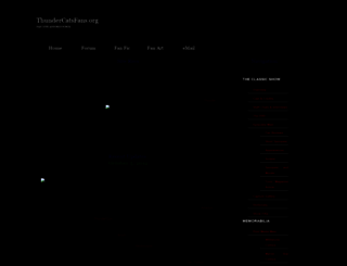 thundercatsfans.org screenshot
