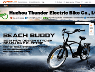 thunderebike.en.alibaba.com screenshot