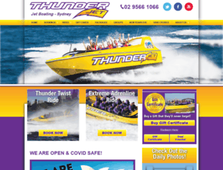 thunderjetboat.com.au screenshot