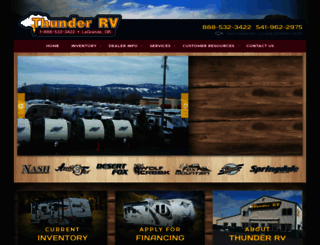 thunderrv.com screenshot