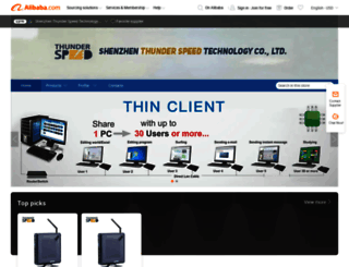 thunderspeed.en.alibaba.com screenshot