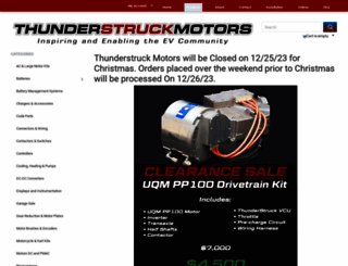 thunderstruck-ev.com screenshot