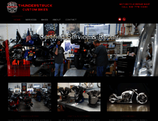 thunderstruckcustombikes.com screenshot