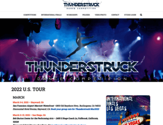 thunderstruckdance.com screenshot