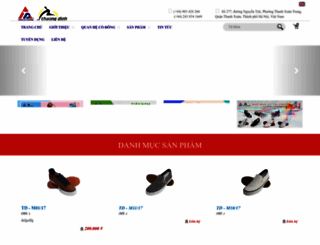 thuongdinhfootwear.com.vn screenshot