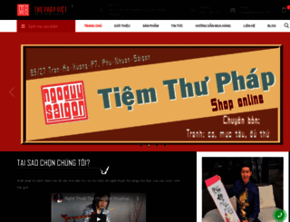 thuphapvn.com screenshot