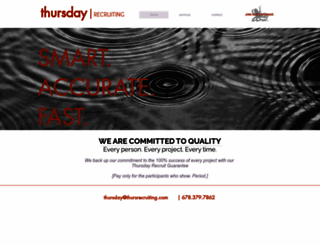 thursrecruiting.com screenshot