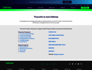thycotic.com screenshot