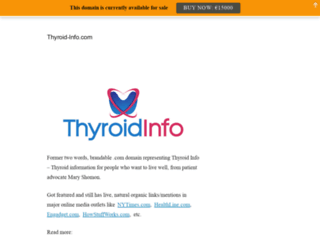 thyroid-info.com screenshot