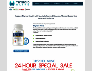 thyroidalive.com screenshot