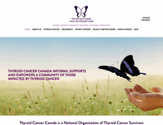 thyroidcancercanada.org screenshot