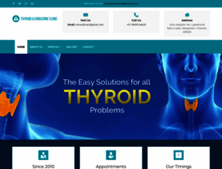 thyroiddoctorchennai.in screenshot