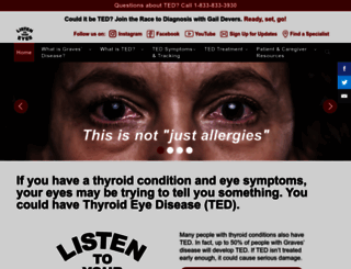thyroideyes.com screenshot