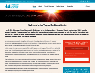 thyroidproblemsdoctor.com screenshot