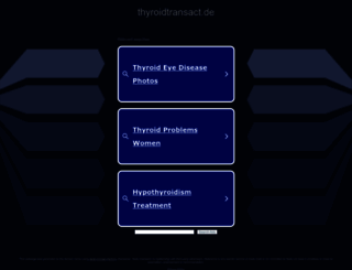 thyroidtransact.de screenshot