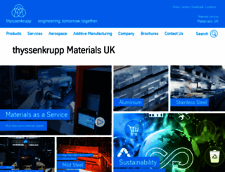 thyssenkrupp-materials.co.uk screenshot