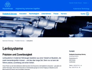 thyssenkrupp-presta.com screenshot