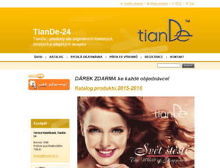 tiande-24.cz screenshot