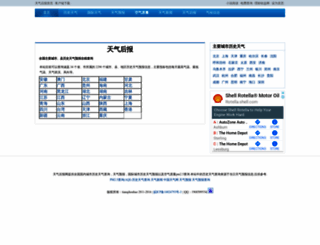 tianqihoubao.com screenshot