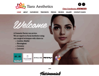 tiaraclinics.com screenshot