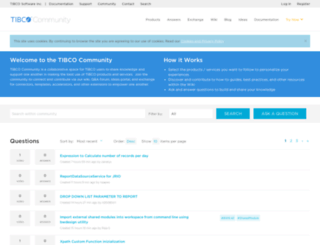 tibcommunity.com screenshot