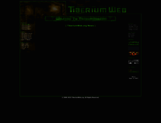 tiberiumweb.org screenshot
