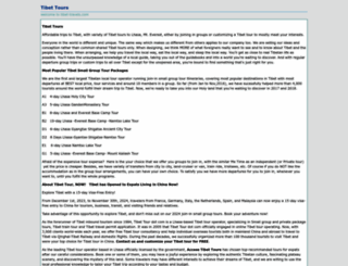 tibet-travels.com screenshot