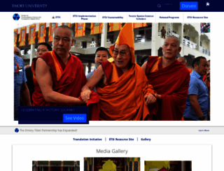 tibet.emory.edu screenshot
