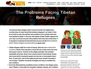 tibetanrefugeehealth.org screenshot