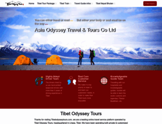 tibetodysseytours.com screenshot