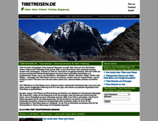 tibetreisen.de screenshot