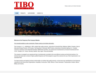 tibocompany.com screenshot