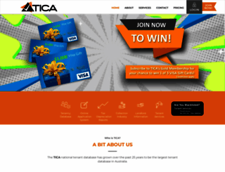 tica.com.au screenshot