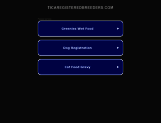 ticaregisteredbreeders.com screenshot