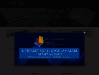 ticaretsicil.gov.tr screenshot