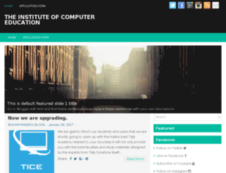 tice.co.in screenshot