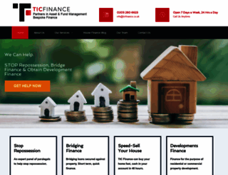 ticfinance.co.uk screenshot