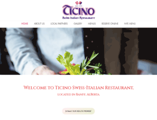 ticinorestaurant.com screenshot