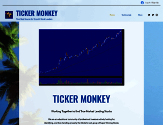 tickermonkey.com screenshot