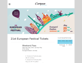 ticket.europeanfestival.ca screenshot